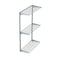 Triton Products Wall Mount Shelving Unit W/ 3 Steel Wire Shelves & Mounting Hardware, Gray, 33" W x 63" H 1799 - alternate 1